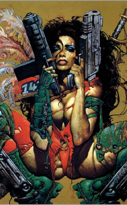 Pin-up de Bisley