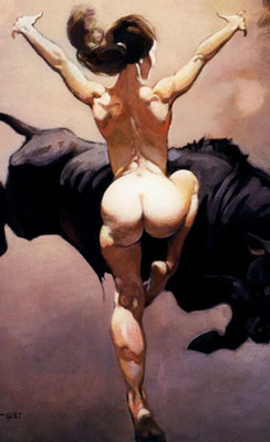 Pin-up de Frazetta