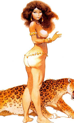 Pin-up d'Frazetta